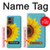 W3039 Vintage Sunflower Blue Case Cover Custodia e Flip Case per Motorola Moto G14