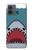 W3825 Cartoon Shark Sea Diving Case Cover Custodia e Flip Case per Motorola Moto G14