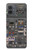 W3944 Overhead Panel Cockpit Case Cover Custodia e Flip Case per Motorola Moto G14
