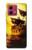 W0841 Pirates Black Pearl Case Cover Custodia e Flip Case per Motorola Moto G84