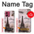 W2211 Paris Postcard Eiffel Tower Case Cover Custodia e Flip Case per Motorola Moto G84