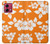 W2245 Hawaiian Hibiscus Orange Pattern Case Cover Custodia e Flip Case per Motorola Moto G84