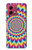 W3162 Colorful Psychedelic Case Cover Custodia e Flip Case per Motorola Moto G84