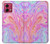 W3444 Digital Art Colorful Liquid Case Cover Custodia e Flip Case per Motorola Moto G84