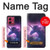W3538 Unicorn Galaxy Case Cover Custodia e Flip Case per Motorola Moto G84