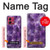 W3713 Purple Quartz Amethyst Graphic Printed Case Cover Custodia e Flip Case per Motorola Moto G84