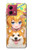 W3918 Baby Corgi Dog Corgi Girl Candy Case Cover Custodia e Flip Case per Motorola Moto G84