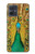 W0513 Peacock Case Cover Custodia e Flip Case per Motorola Moto G54