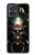 W1027 Hardcore Metal Skull Case Cover Custodia e Flip Case per Motorola Moto G54
