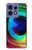 W0511 Peacock Case Cover Custodia e Flip Case per Motorola Edge 50 Pro