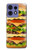 W0790 Hamburger Case Cover Custodia e Flip Case per Motorola Edge 50 Pro