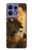 W1046 Lion King of Forest Case Cover Custodia e Flip Case per Motorola Edge 50 Pro