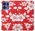 W1949 Hawaiian Hibiscus Pattern Case Cover Custodia e Flip Case per Motorola Edge 50 Pro
