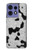 W2170 Cow Fur Texture Graphic Printed Case Cover Custodia e Flip Case per Motorola Edge 50 Pro