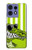 W2323 Funny Green Alligator Crocodile Case Cover Custodia e Flip Case per Motorola Edge 50 Pro