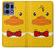 W2760 Yellow Duck Tuxedo Cartoon Case Cover Custodia e Flip Case per Motorola Edge 50 Pro