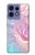 W3050 Vintage Pastel Flowers Case Cover Custodia e Flip Case per Motorola Edge 50 Pro