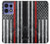 W3687 Firefighter Thin Red Line American Flag Case Cover Custodia e Flip Case per Motorola Edge 50 Pro
