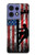 W3803 Electrician Lineman American Flag Case Cover Custodia e Flip Case per Motorola Edge 50 Pro