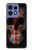 W3848 United Kingdom Flag Skull Case Cover Custodia e Flip Case per Motorola Edge 50 Pro