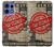 W3937 Text Top Secret Art Vintage Case Cover Custodia e Flip Case per Motorola Edge 50 Pro