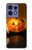W1083 Pumpkin Spider Candles Halloween Case Cover Custodia e Flip Case per Motorola Edge 50 Fusion