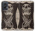 W1676 Skull Rose Case Cover Custodia e Flip Case per Motorola Edge 50 Fusion