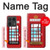 W2059 England British Telephone Box Minimalist Case Cover Custodia e Flip Case per Motorola Edge 50 Ultra