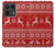 W2835 Christmas Reindeer Knitted Pattern Case Cover Custodia e Flip Case per Motorola Edge 50 Ultra