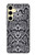W2855 White Rattle Snake Skin Graphic Printed Case Cover Custodia e Flip Case per Samsung Galaxy S24 FE
