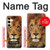 W2870 Lion King of Beasts Case Cover Custodia e Flip Case per Samsung Galaxy S24 FE