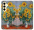 W2937 Claude Monet Bouquet of Sunflowers Case Cover Custodia e Flip Case per Samsung Galaxy S24 FE