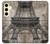 W3416 Eiffel Tower Blueprint Case Cover Custodia e Flip Case per Samsung Galaxy S24 FE