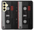 W3516 Vintage Cassette Tape Case Cover Custodia e Flip Case per Samsung Galaxy S24 FE