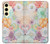 W3705 Pastel Floral Flower Case Cover Custodia e Flip Case per Samsung Galaxy S24 FE