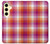 W3941 LGBT Lesbian Pride Flag Plaid Case Cover Custodia e Flip Case per Samsung Galaxy S24 FE