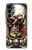 W0753 Skull Wing Rose Punk Case Cover Custodia e Flip Case per Samsung Galaxy A16 5G