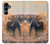 W1292 Dusty Elephant Egrets Case Cover Custodia e Flip Case per Samsung Galaxy A16 5G