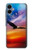 W3841 Bald Eagle Flying Colorful Sky Case Cover Custodia e Flip Case per Samsung Galaxy A06