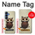 W0360 Coffee Owl Case Cover Custodia e Flip Case per Samsung Galaxy S25