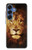 W3182 Lion Case Cover Custodia e Flip Case per Samsung Galaxy S25