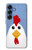 W3254 Chicken Cartoon Case Cover Custodia e Flip Case per Samsung Galaxy S25
