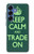 W3862 Keep Calm and Trade On Case Cover Custodia e Flip Case per Samsung Galaxy S25