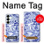 W2768 Willow Pattern Graphic Case Cover Custodia e Flip Case per Samsung Galaxy S25 Plus