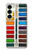 W3243 Watercolor Paint Set Case Cover Custodia e Flip Case per Samsung Galaxy S25 Plus