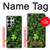 W0358 Clover Lucky Leaf Case Cover Custodia e Flip Case per Samsung Galaxy S25 Ultra