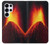 W0745 Volcano Lava Case Cover Custodia e Flip Case per Samsung Galaxy S25 Ultra