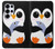 W2631 Cute Baby Penguin Case Cover Custodia e Flip Case per Samsung Galaxy S25 Ultra