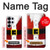 W2846 Christmas Santa Red Suit Case Cover Custodia e Flip Case per Samsung Galaxy S25 Ultra