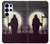 W3262 Grim Reaper Night Moon Cemetery Case Cover Custodia e Flip Case per Samsung Galaxy S25 Ultra